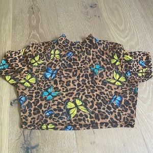 Butterfly mesh top